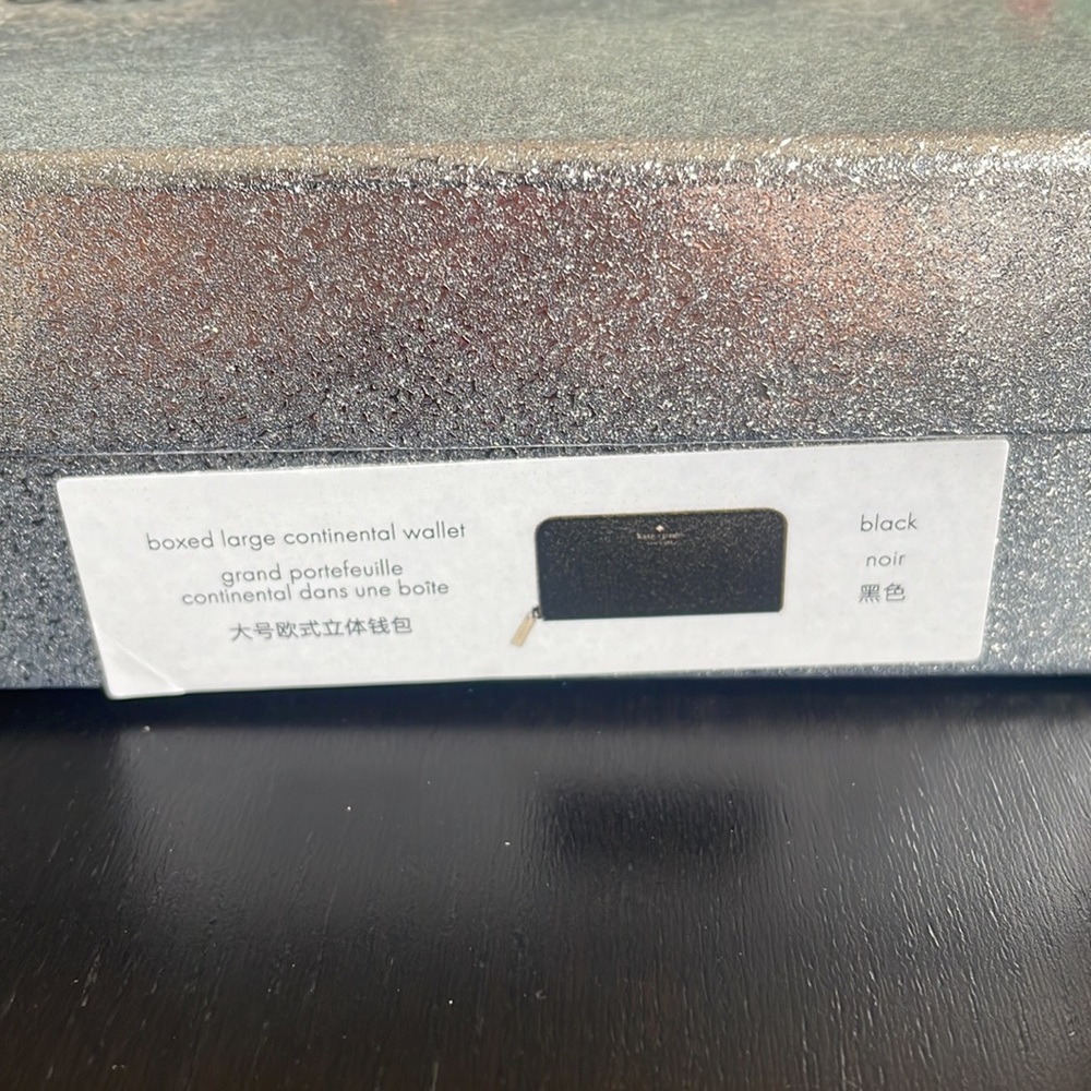 Kate Spade Shimmy Glitter Large Continental Wallet - Picture 6 of 7